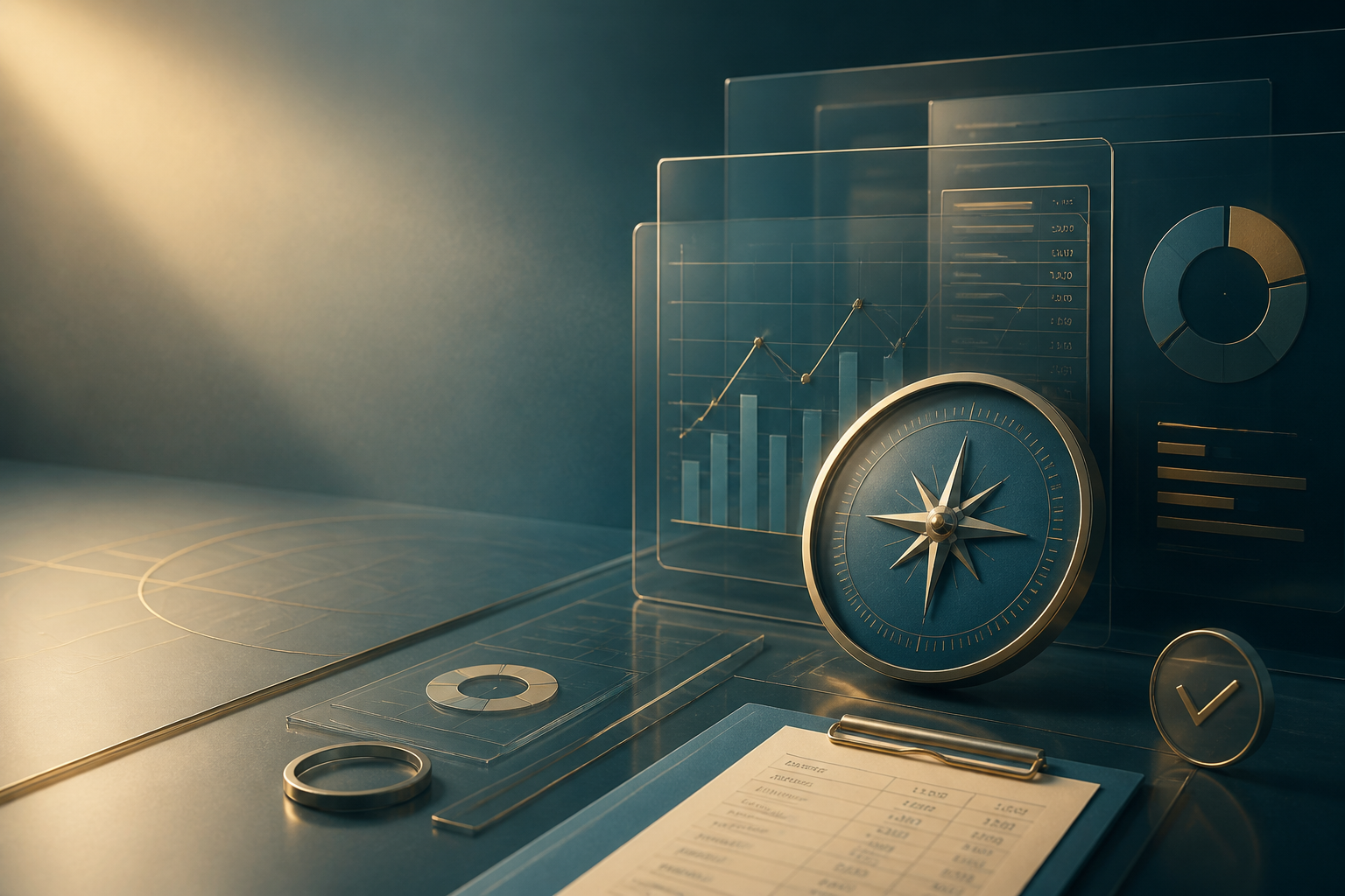 Illustration du pilotage financier d'une PME
